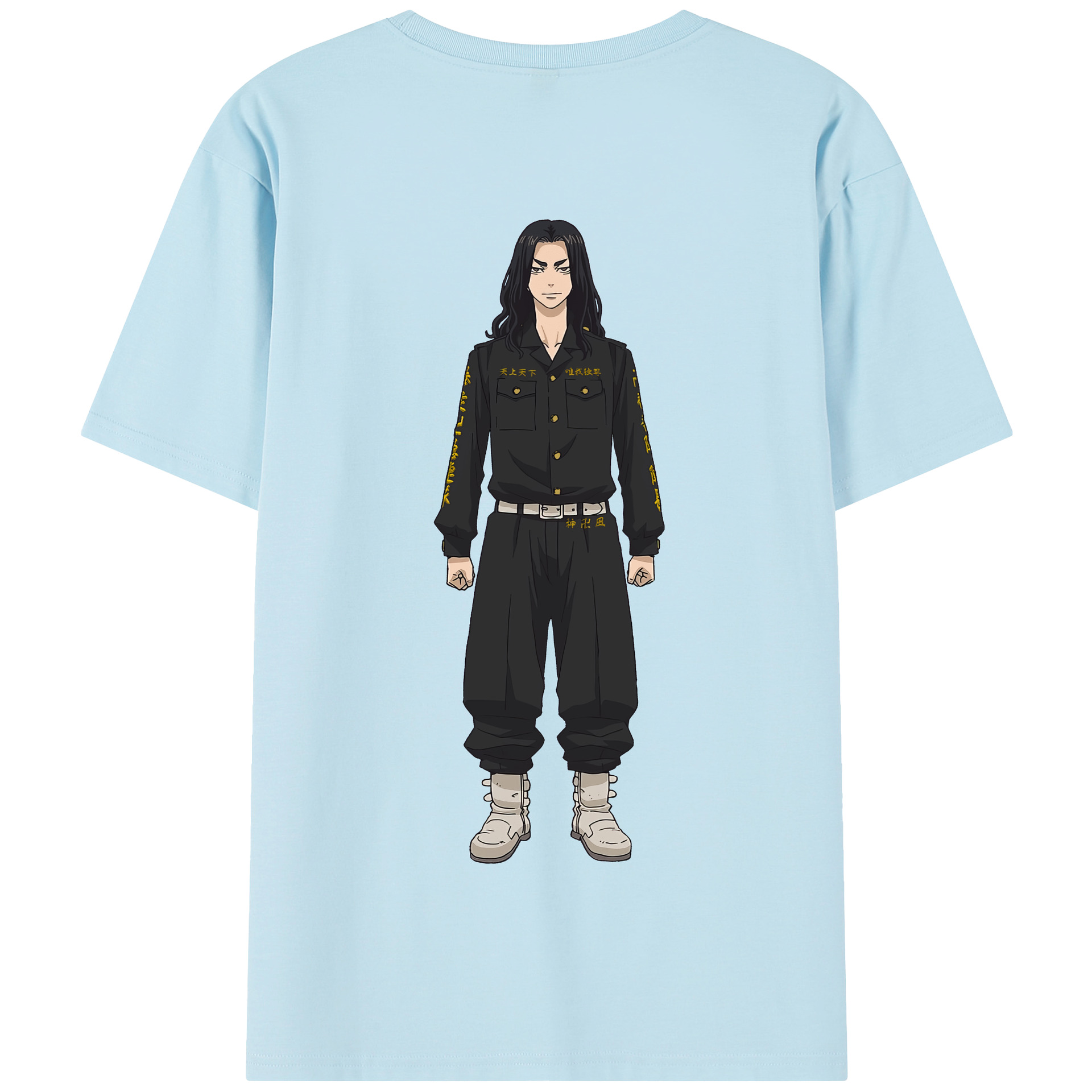 （画像用） 東京リベンジャーズ Tokyo Revengers 綿100％半袖Tシャツ（背面プリント）
